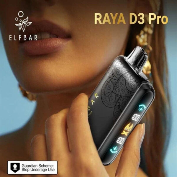 Elf Bar Raya D3 Pro 30K – Strawberry Kiwi Ice
